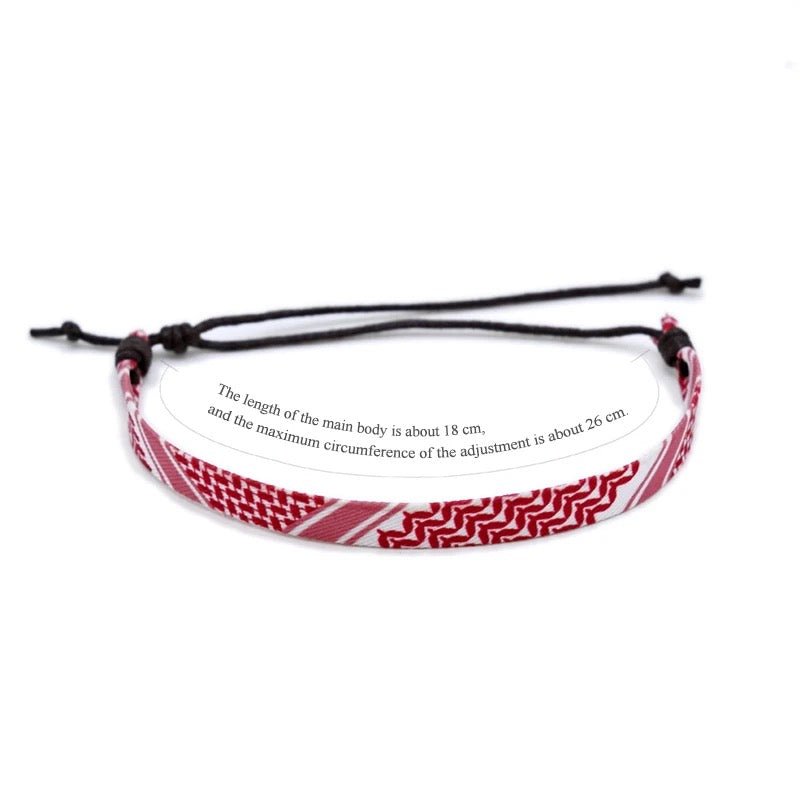 Arab Keffiyeh Scarf Bracelet - Arabic Treasure