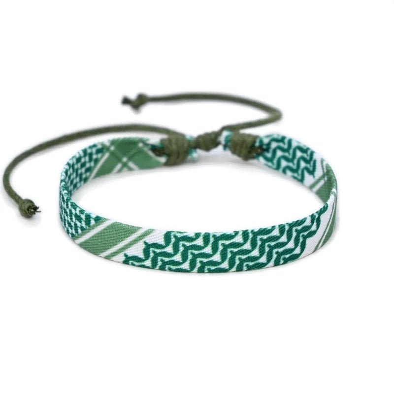 Arab Keffiyeh Scarf Bracelet - Arabic Treasure
