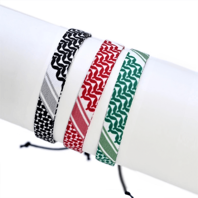 Arab Keffiyeh Scarf Bracelet - Arabic Treasure