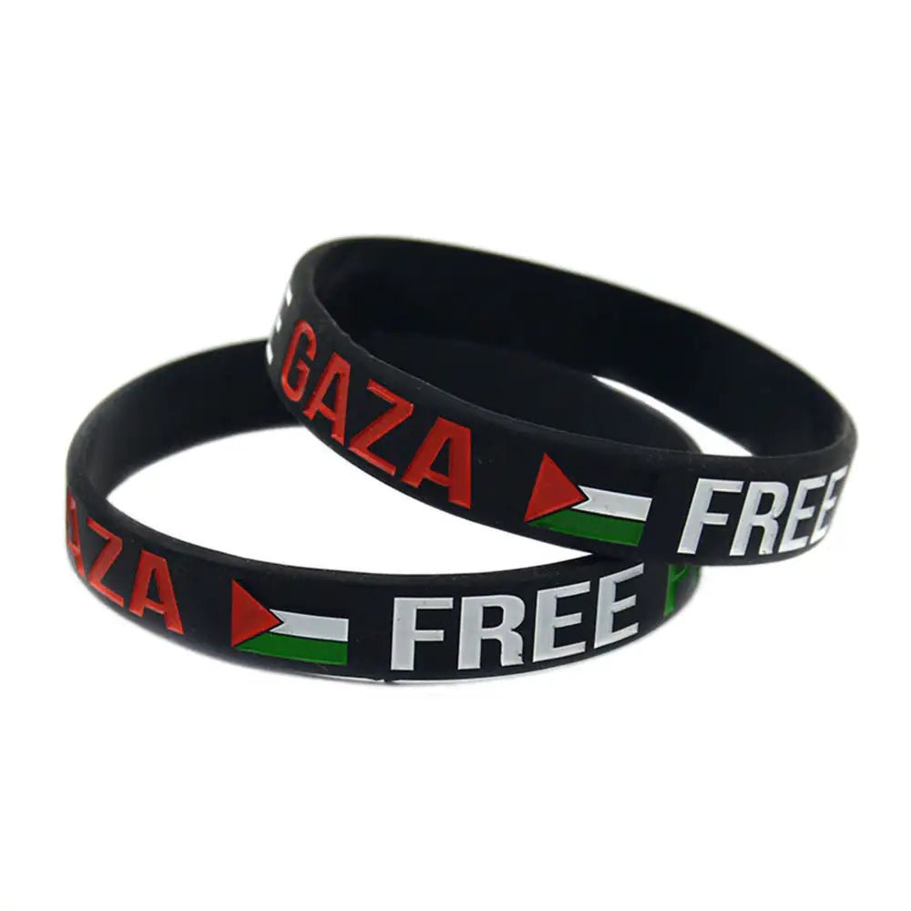 Free Palestine Flag Wristband - Arabic Treasure