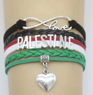 Infinity Love Palestine Bracelet - Arabic Treasure