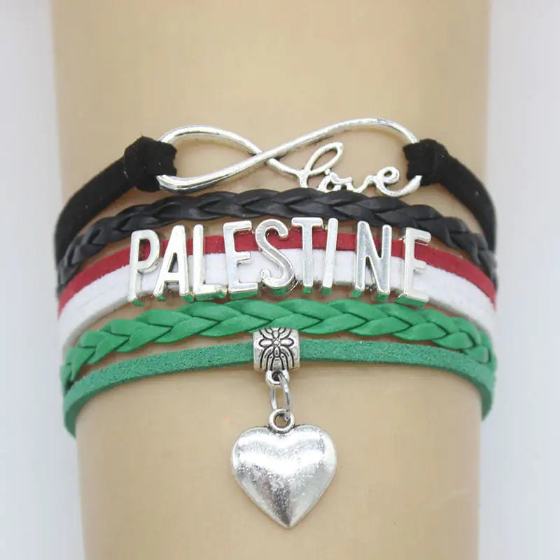 Infinity Love Palestine Bracelet - Arabic Treasure