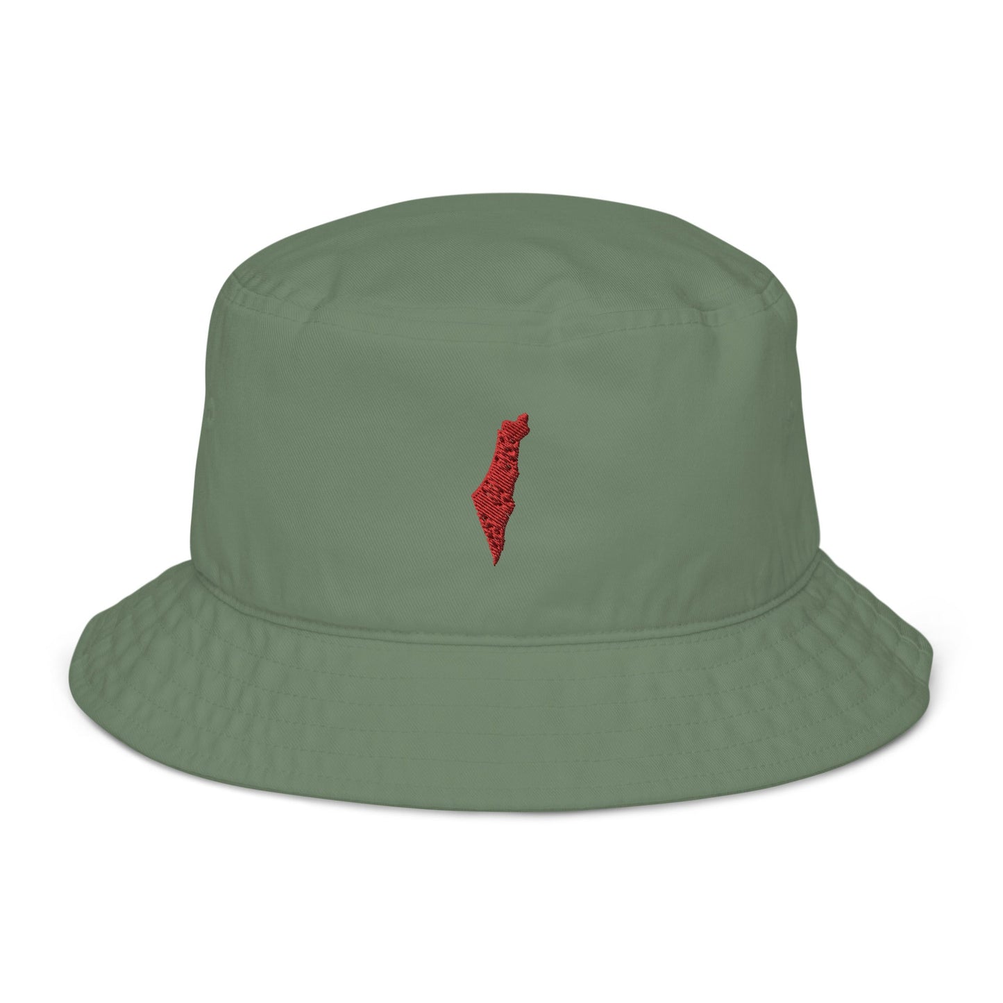 Palestine Watermelon Map Organic Bucket Hat - Arabic Treasure